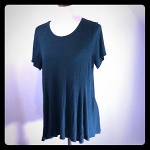 Fit and flare tunic in teal